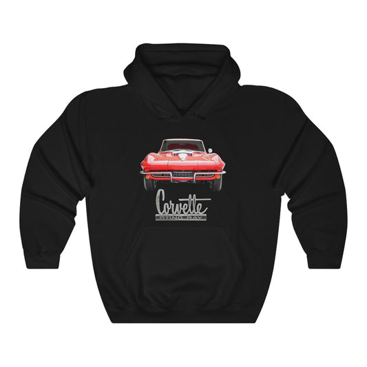 1967 Corvette Classic Muscle Car Guy Gift,lover,Camaro,GTO,firebird,nova,hot rod,Chevrolet,chevy Unisex Heavy Blend Hooded Sweatshirt