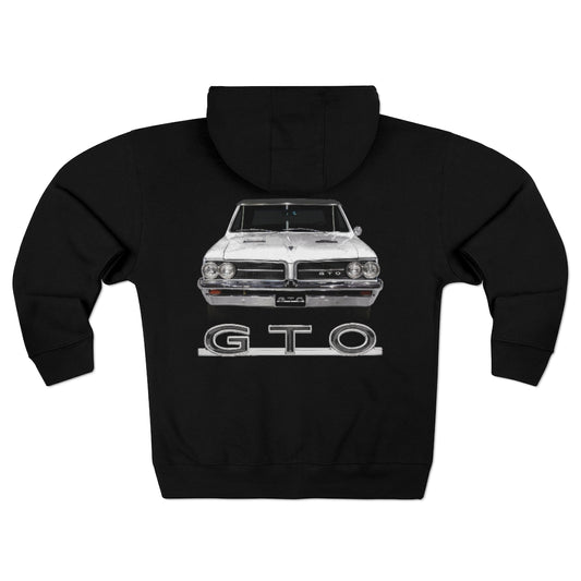 White 1964 Pontiac GTO Classic Muscle Car Guy Gift,lover,Camaro,corvette,charger,challen