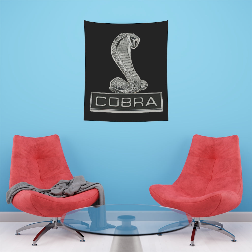 Printed Wall Tapestry Mustang Cobra Shelby Car Guy Gift,nova,corvette,charger,classic,hot Rod