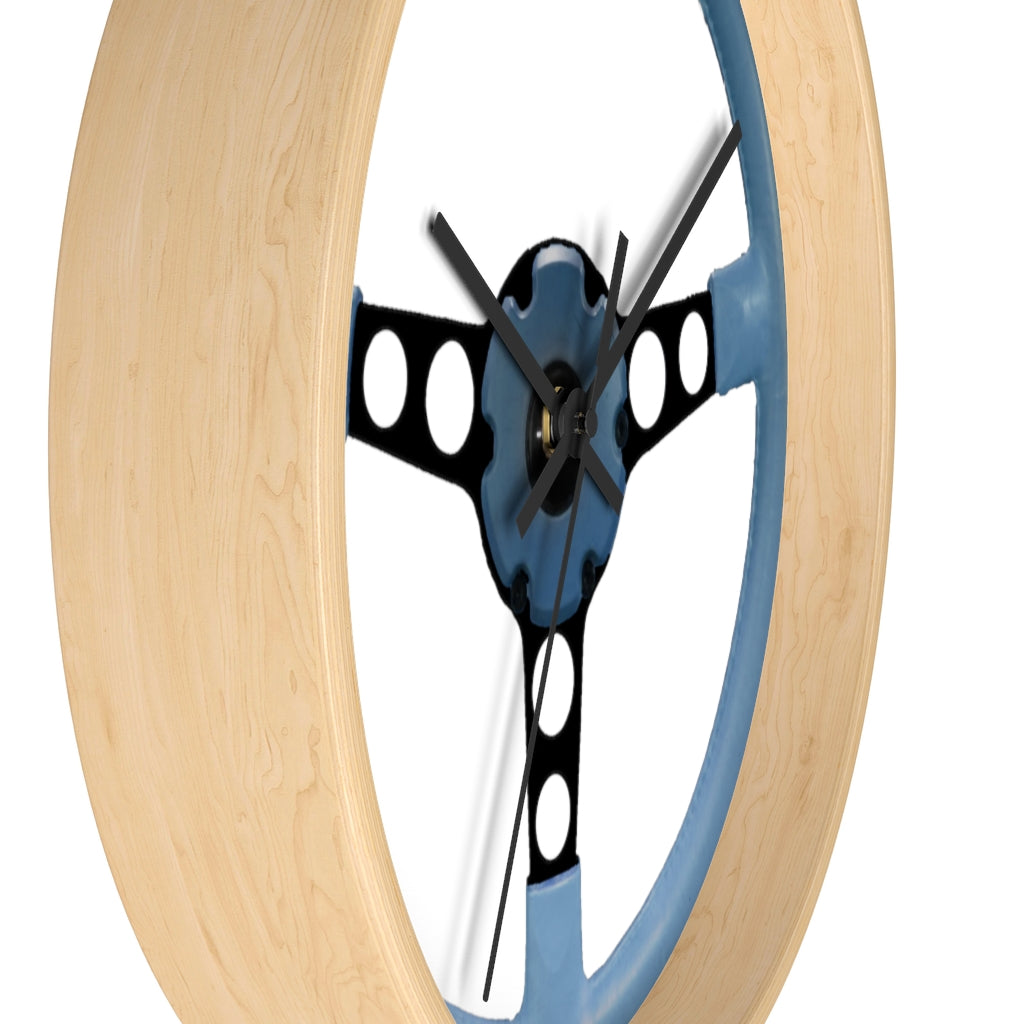 Blue Pontiac Firebird Trans Am Wall clock Gift Decor Classic Muscle Steering Wheel