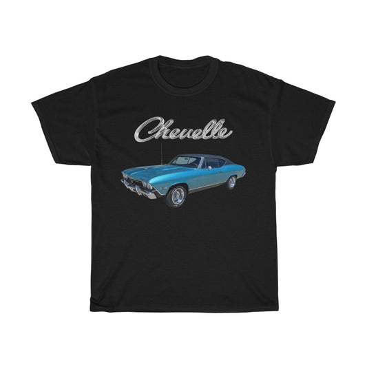 1968 Chevelle Tripolli Turquoise SS 396 t-Shirt Car Guy Gift,lover,Camaro,Chevrolet,chevy