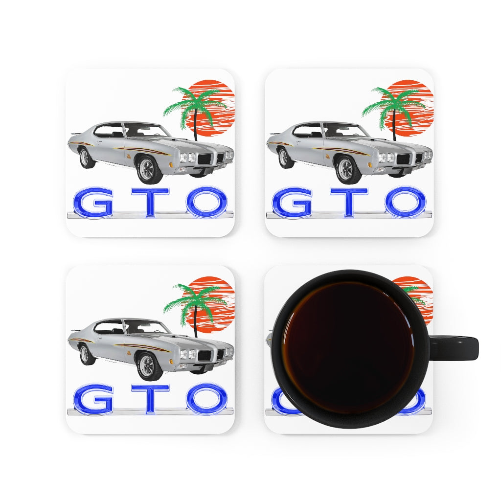 1970 GTO Corkwood Coaster Set