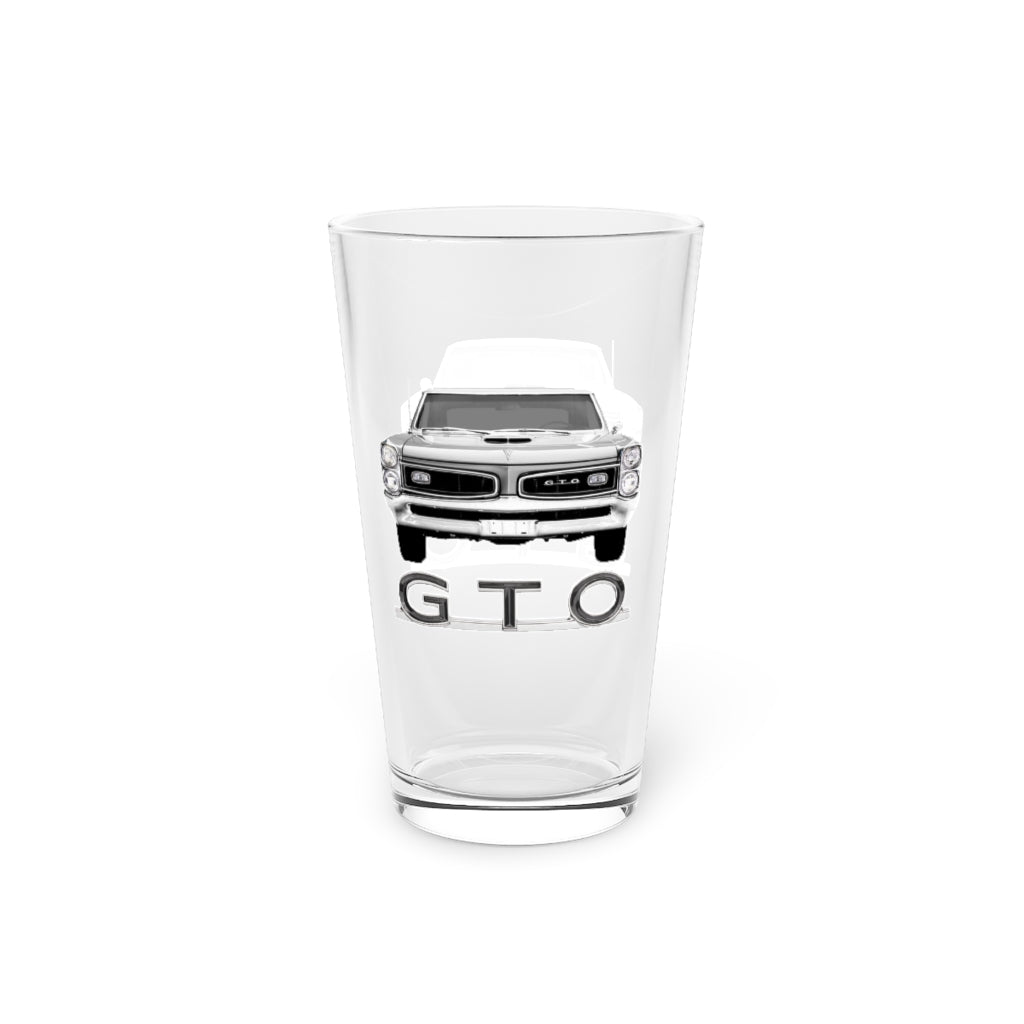 1966 Pontiac GTO Classic Muscle Car Guy Gift Pint Glass, 16oz