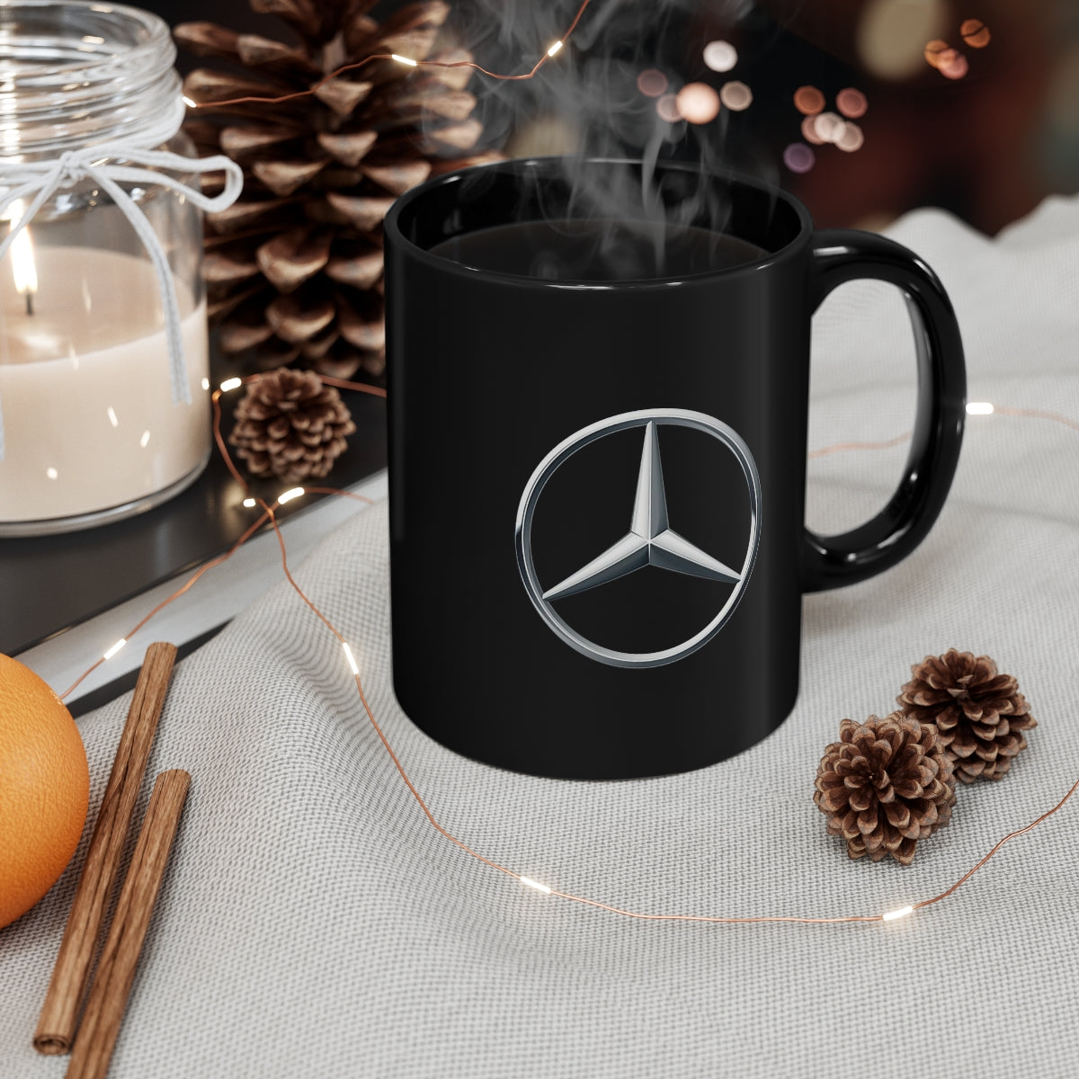 Mercedes 11oz Black Mug