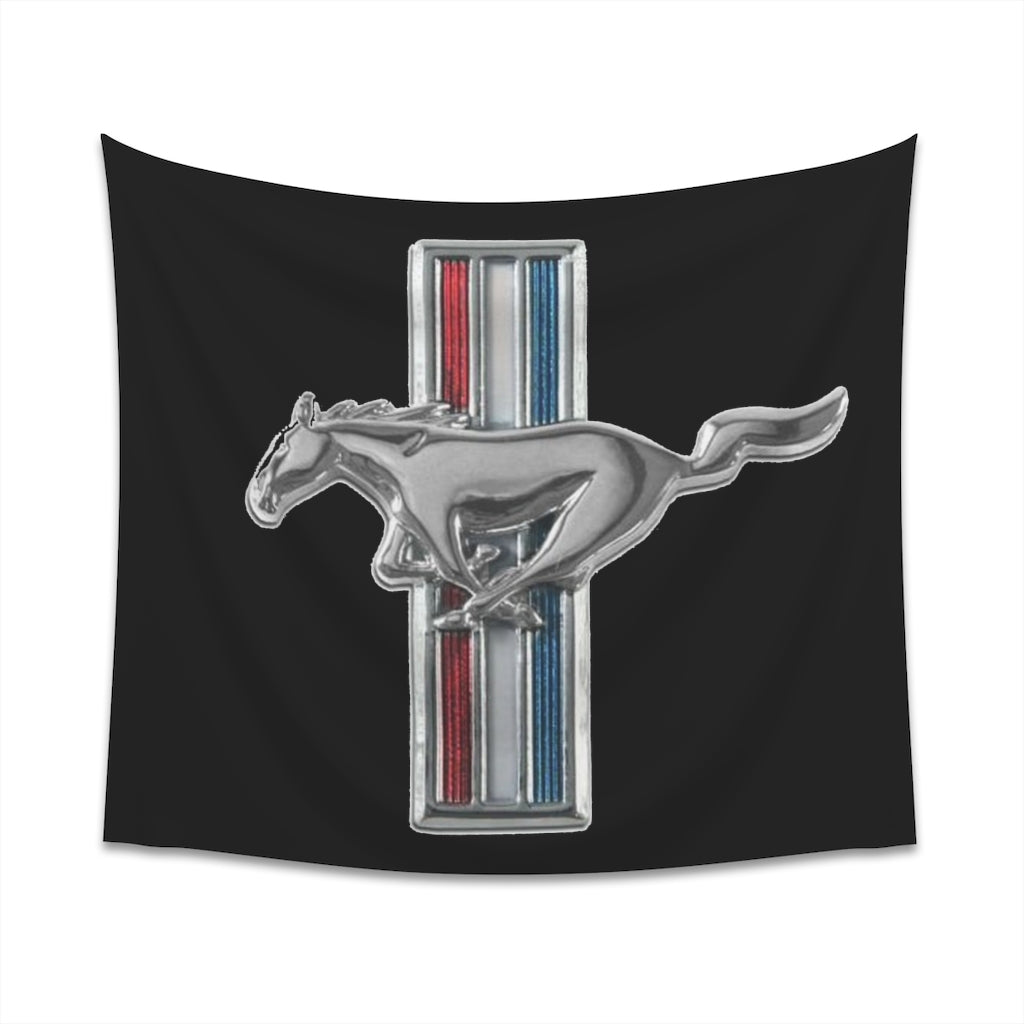 Printed Wall Tapestry Mustang Car Guy Gift,nova,corvette,charger,classic,hot Rod