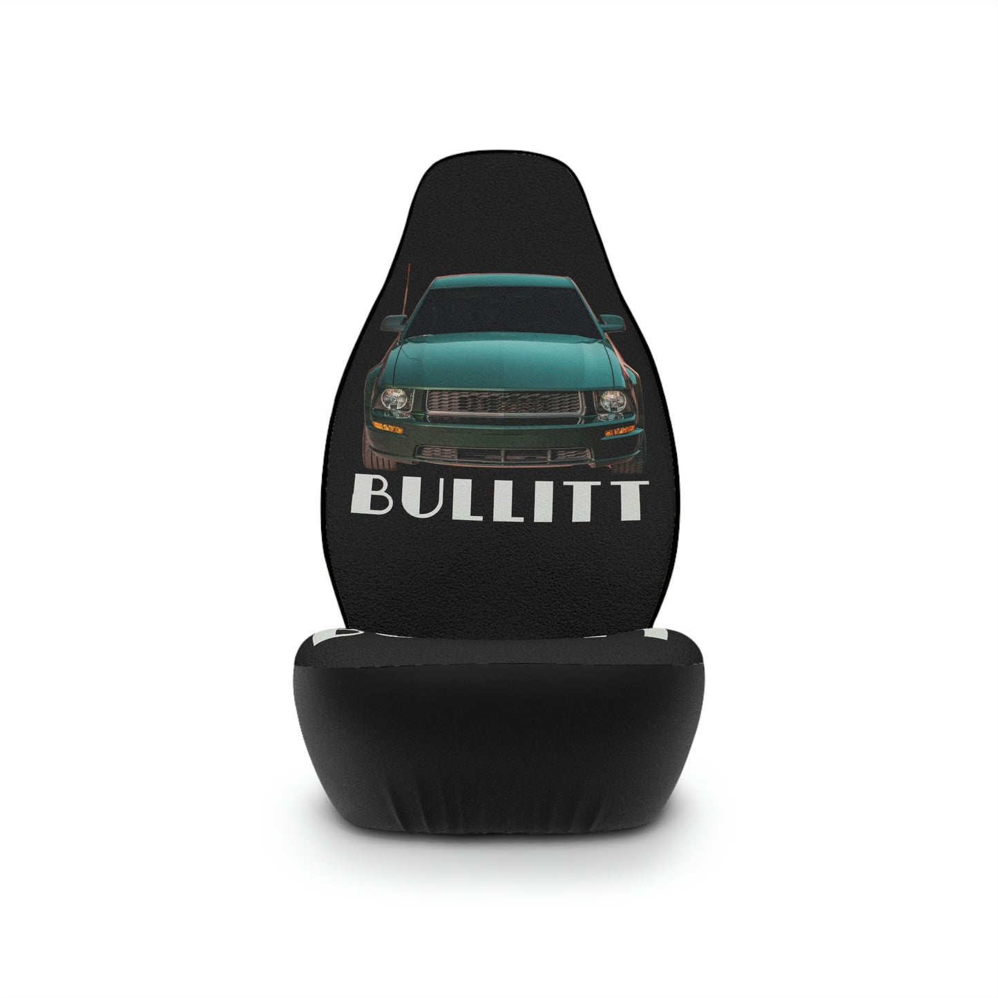 Mustang Bullitt Hot Rod, Gift, Muscle Car Seat Covers