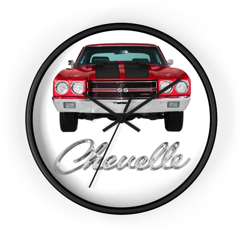 Red Black 1970 Chevelle Wall clock Gift Decor Classic Muscle