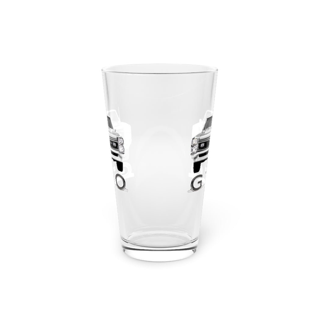 1966 Pontiac GTO Classic Muscle Car Guy Gift Pint Glass, 16oz