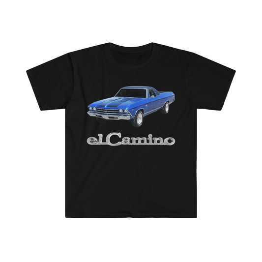 1969 El Camino Chevelle SS T-Shirt Car Guy Gift,lover,Camaro,GTO,firebird,nova,corvette,classic,hot rod,Chevrolet