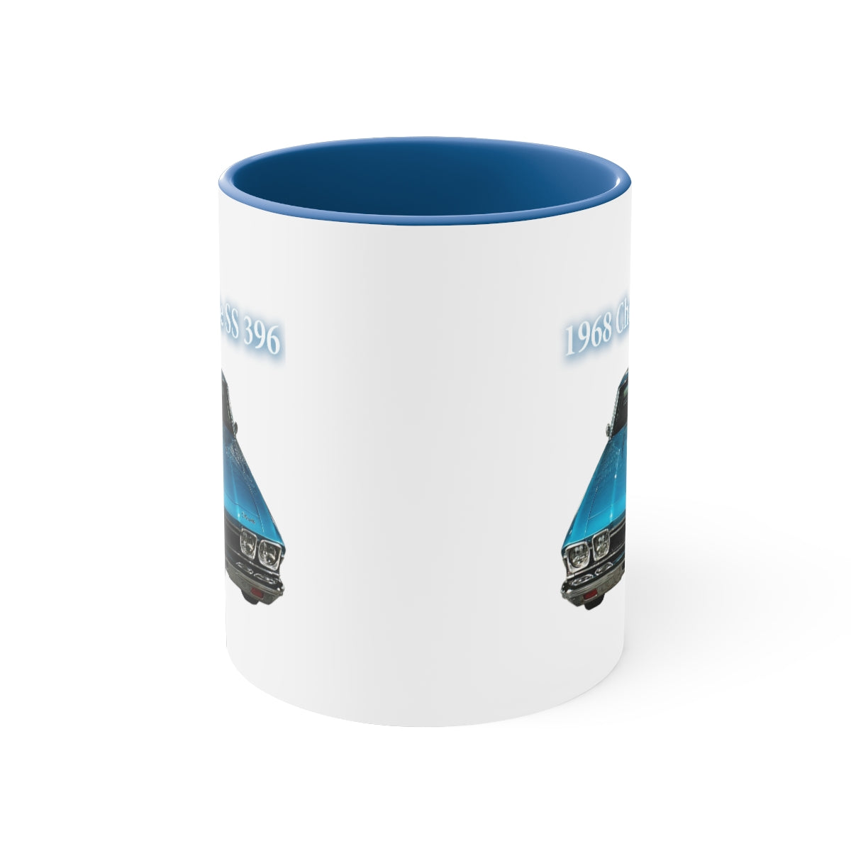 Tripoli Turquoise Chevelle 1968 SS 396 Accent Coffee Mug, 11oz