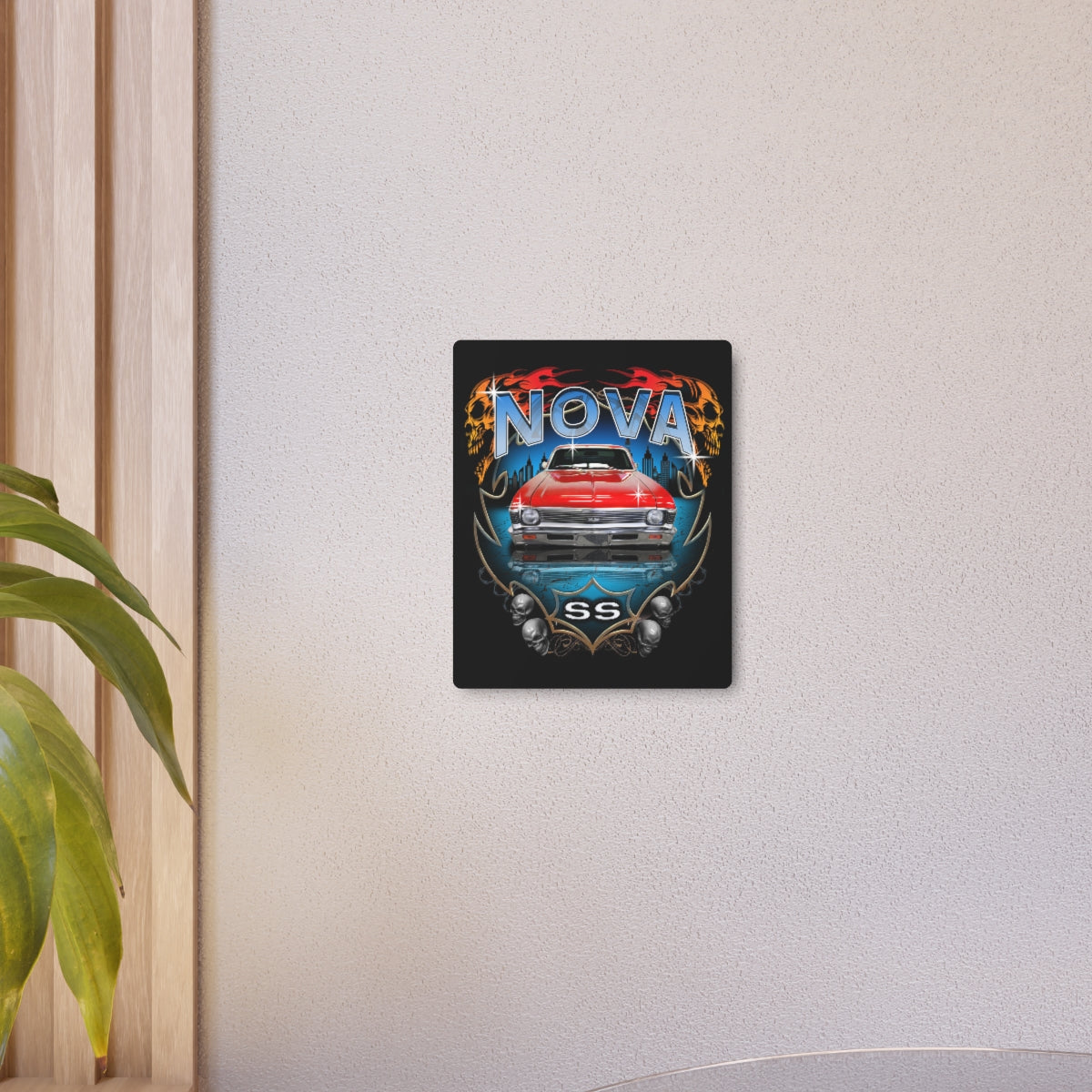 1968 Nova Metal Art Sign Firebird Trans Am Classic Muscle Car Guy Gift,lover,Camaro,hot rod