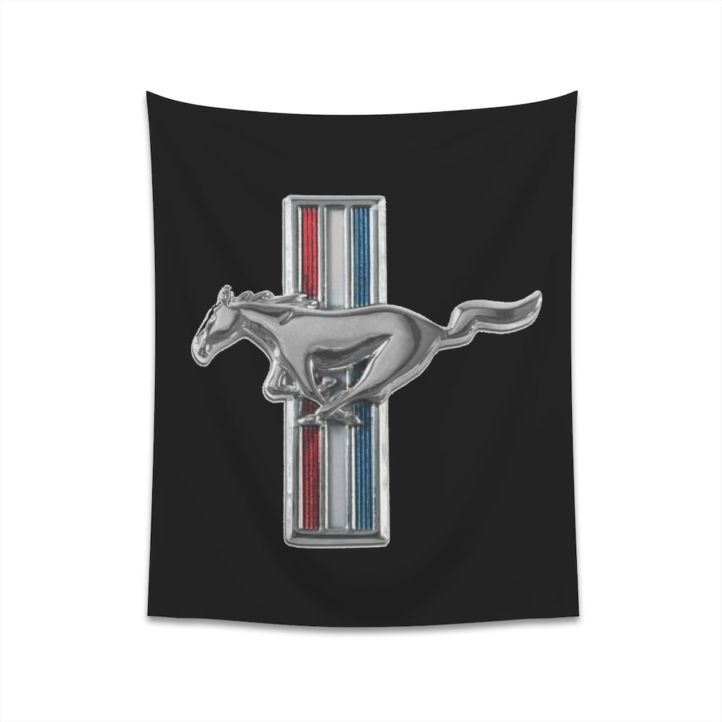 Printed Wall Tapestry Mustang Car Guy Gift,nova,corvette,charger,classic,hot Rod