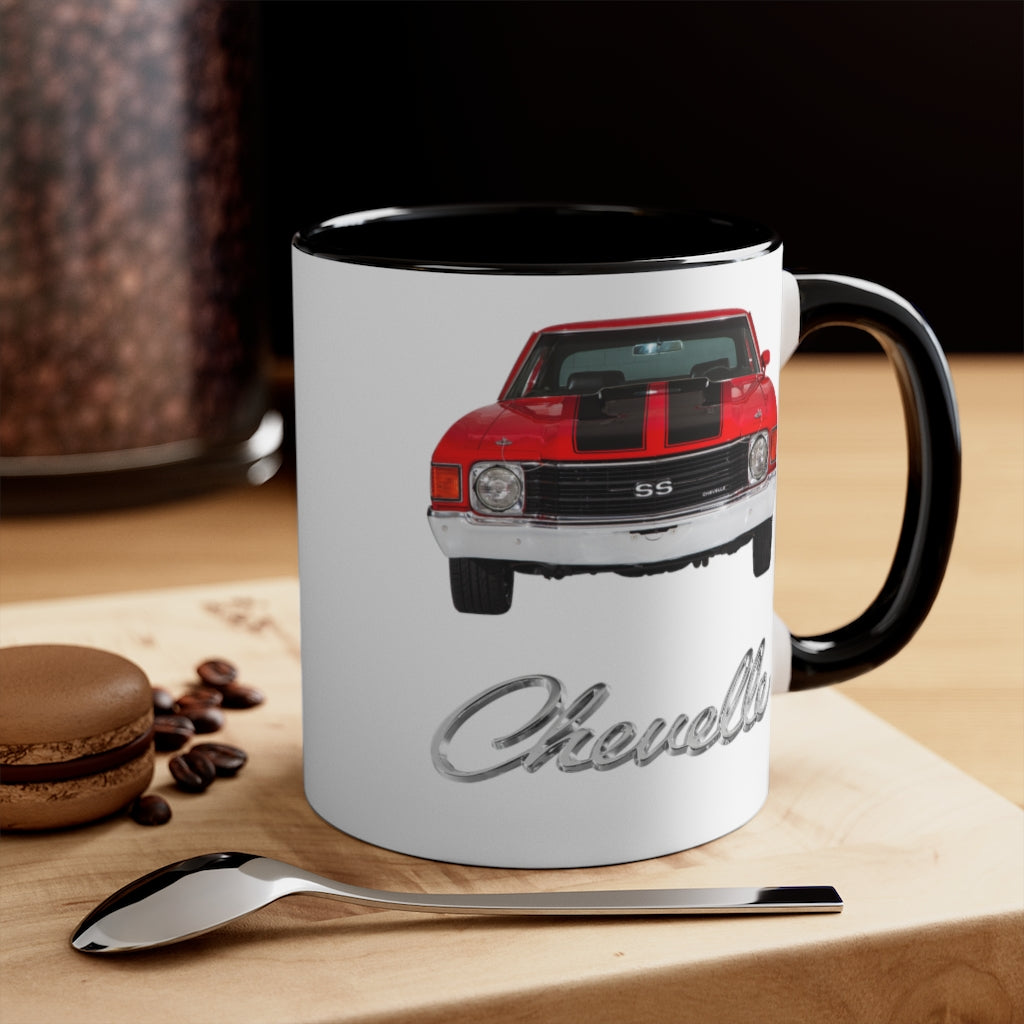 1972 Chevelle SS Car Guy Gift,lover,gto,firebird,nova,corvette,charger,classic,hot Rod,chevrolet,chevy Coffee Mug, 11oz