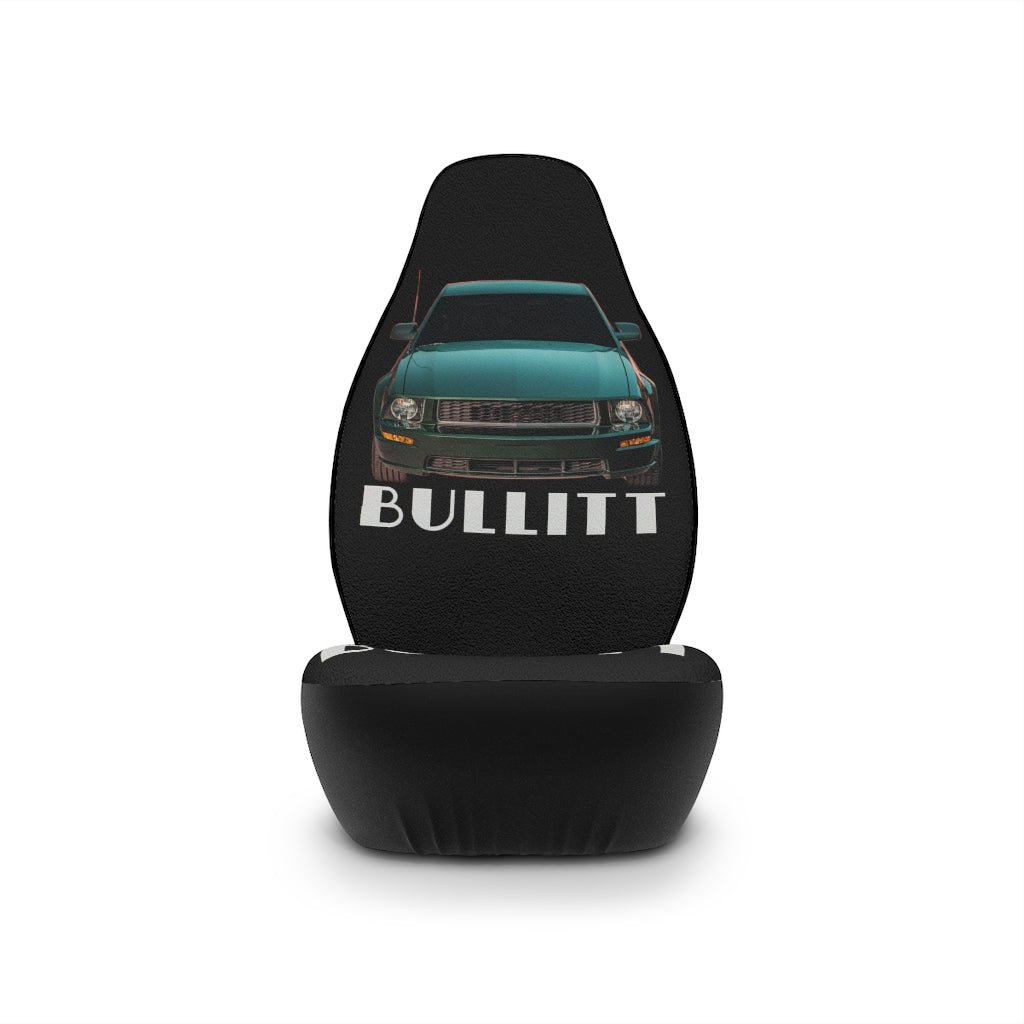 Mustang Bullitt Hot Rod, Gift, Muscle Car Seat Covers