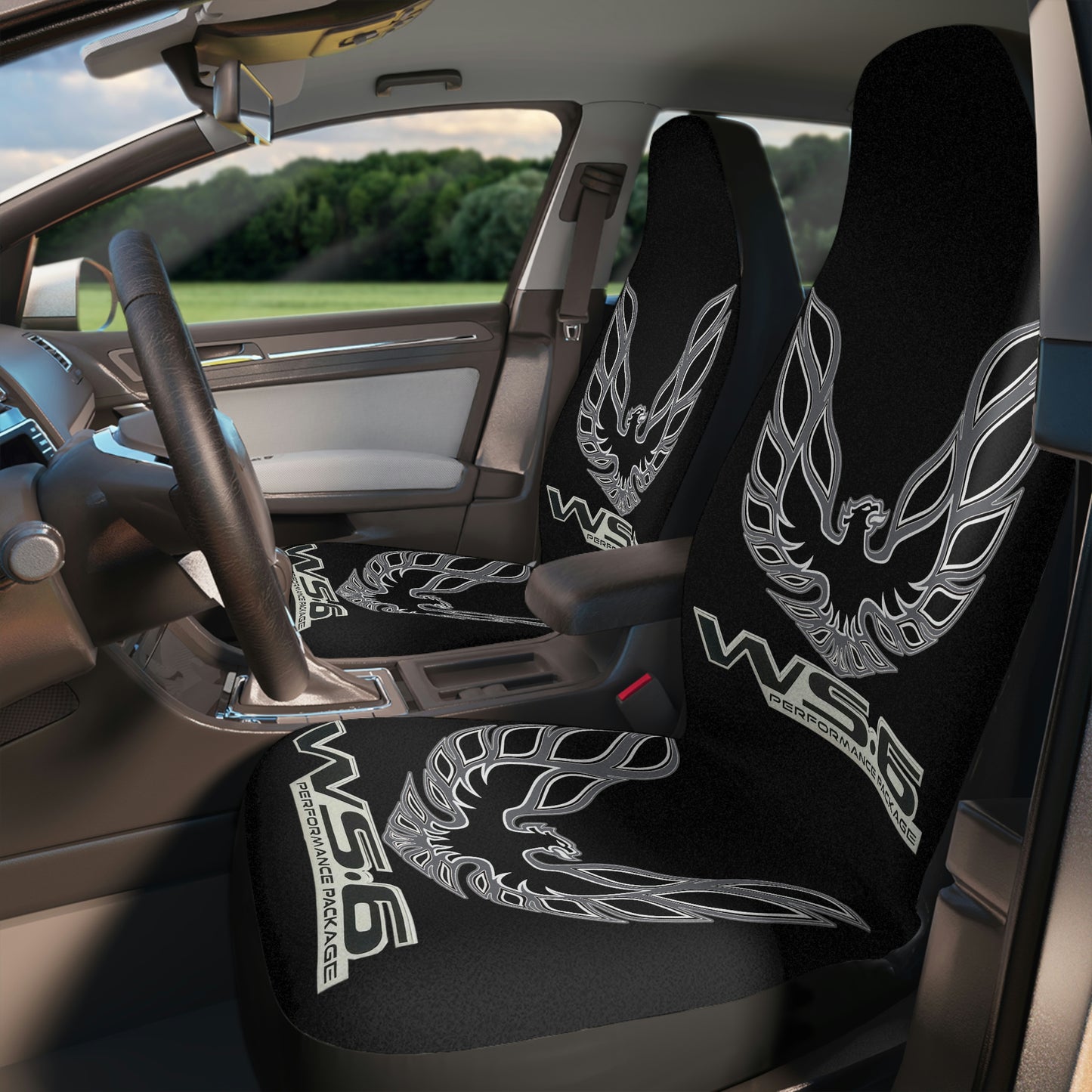 WS 6 Firebird Trans Am Classic Muscle Car Guy Gift,lover,Camaro,hot rod SEAT Covers