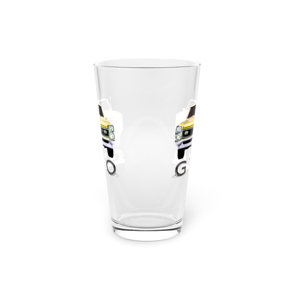 1966 Pontiac GTO Classic Muscle Car Guy Gift Pint Glass, 16oz