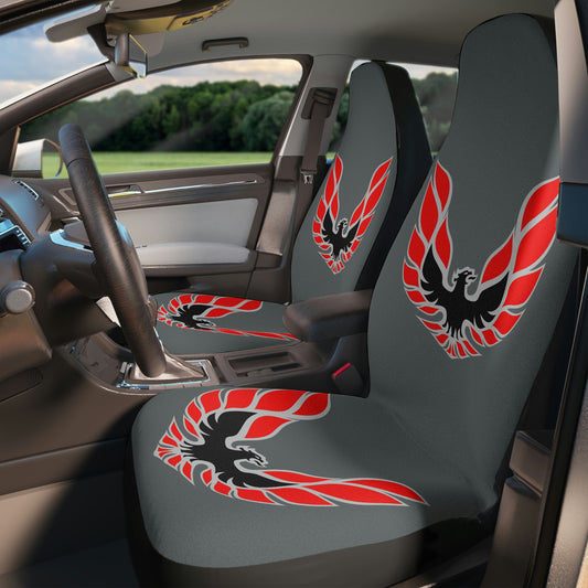 Dark Grey Firebird Trans Am Classic Muscle Car Guy Gift,lover,Camaro,hot rod SEAT Covers