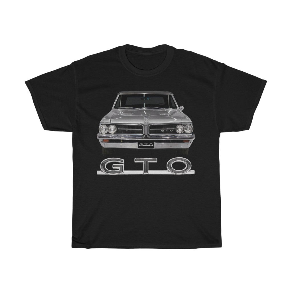 Silver 1964 Pontiac GTO T-Shirt Classic Muscle Car Guy Gift,lover,Camaro,corvette,charger,challenger,hot rod,Chevrolet