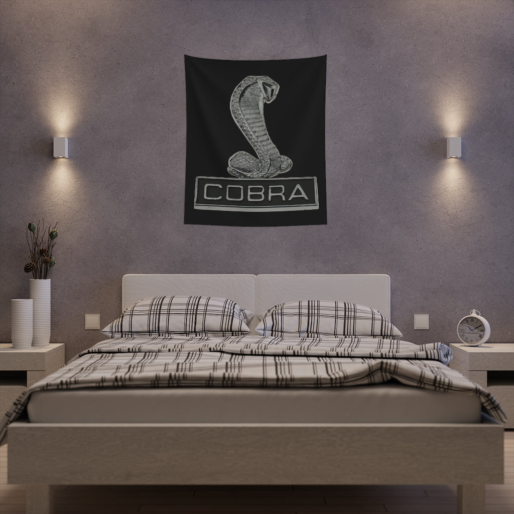 Printed Wall Tapestry Mustang Cobra Shelby Car Guy Gift,nova,corvette,charger,classic,hot Rod