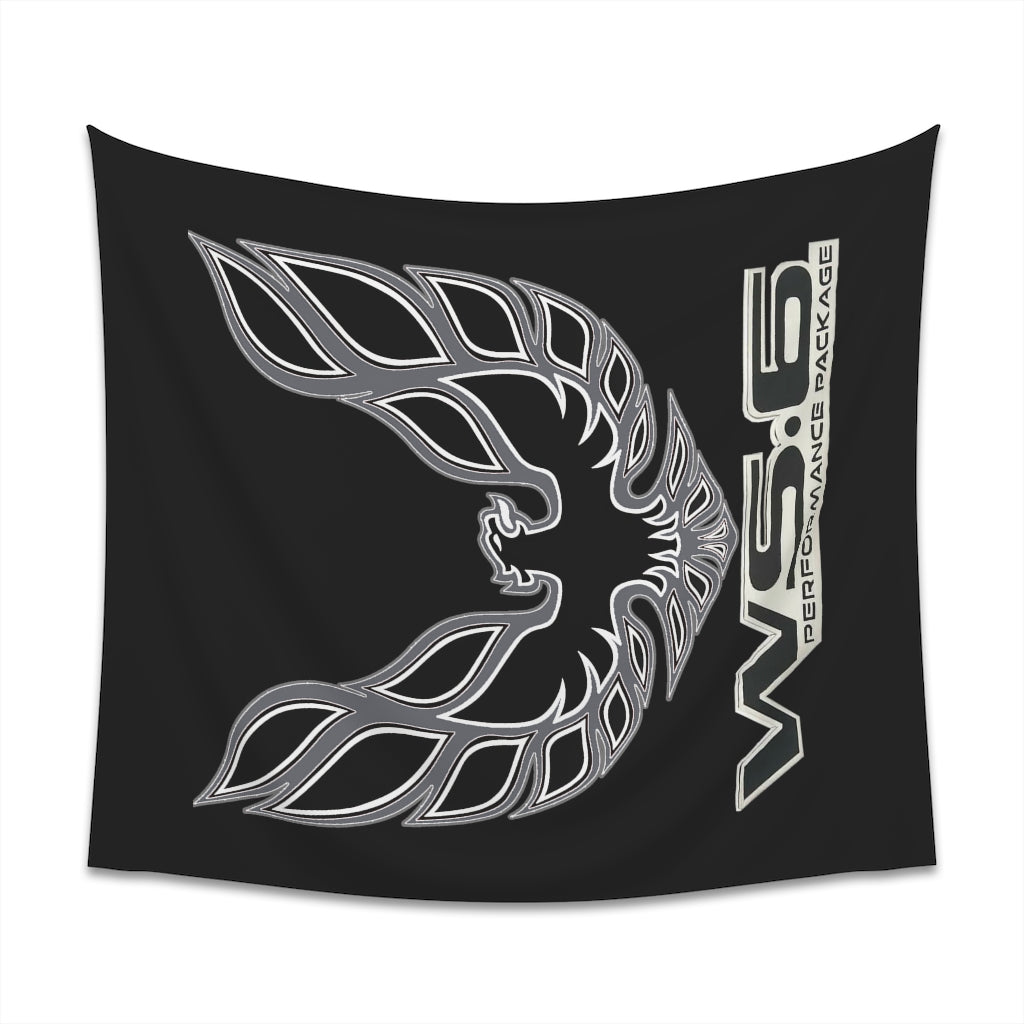 Printed Wall Tapestry WS6 Firebird Trans Am Car Guy Gift,nova,corvette,charger,classic,hot Rod black