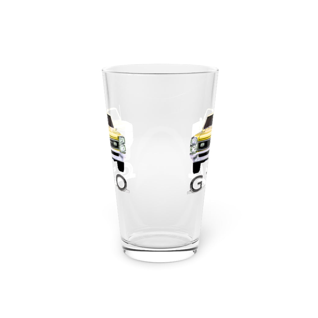 1966 Pontiac GTO Classic Muscle Car Guy Gift Pint Glass, 16oz