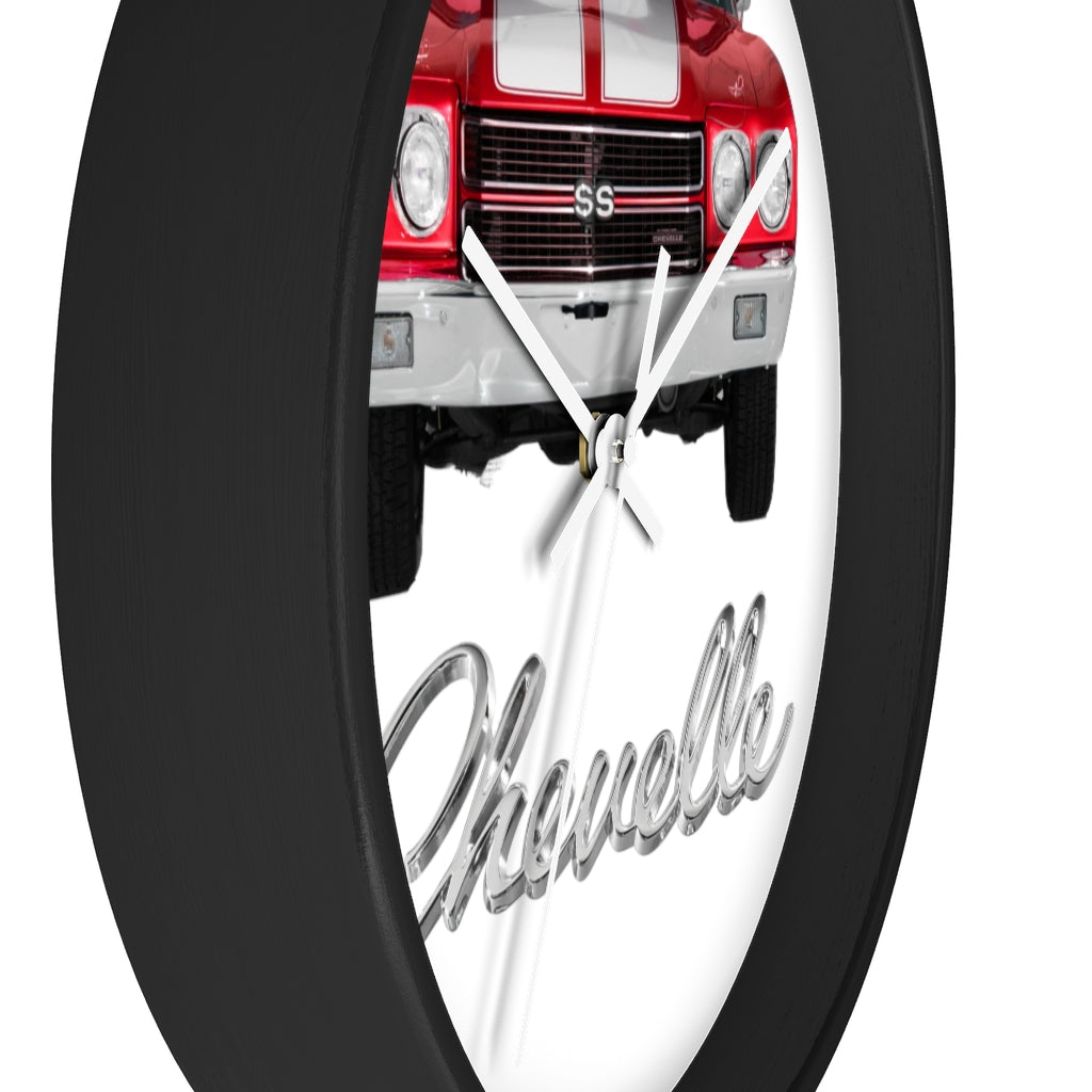 Red White 1970 Chevelle Wall clock Gift Decor Classic Muscle