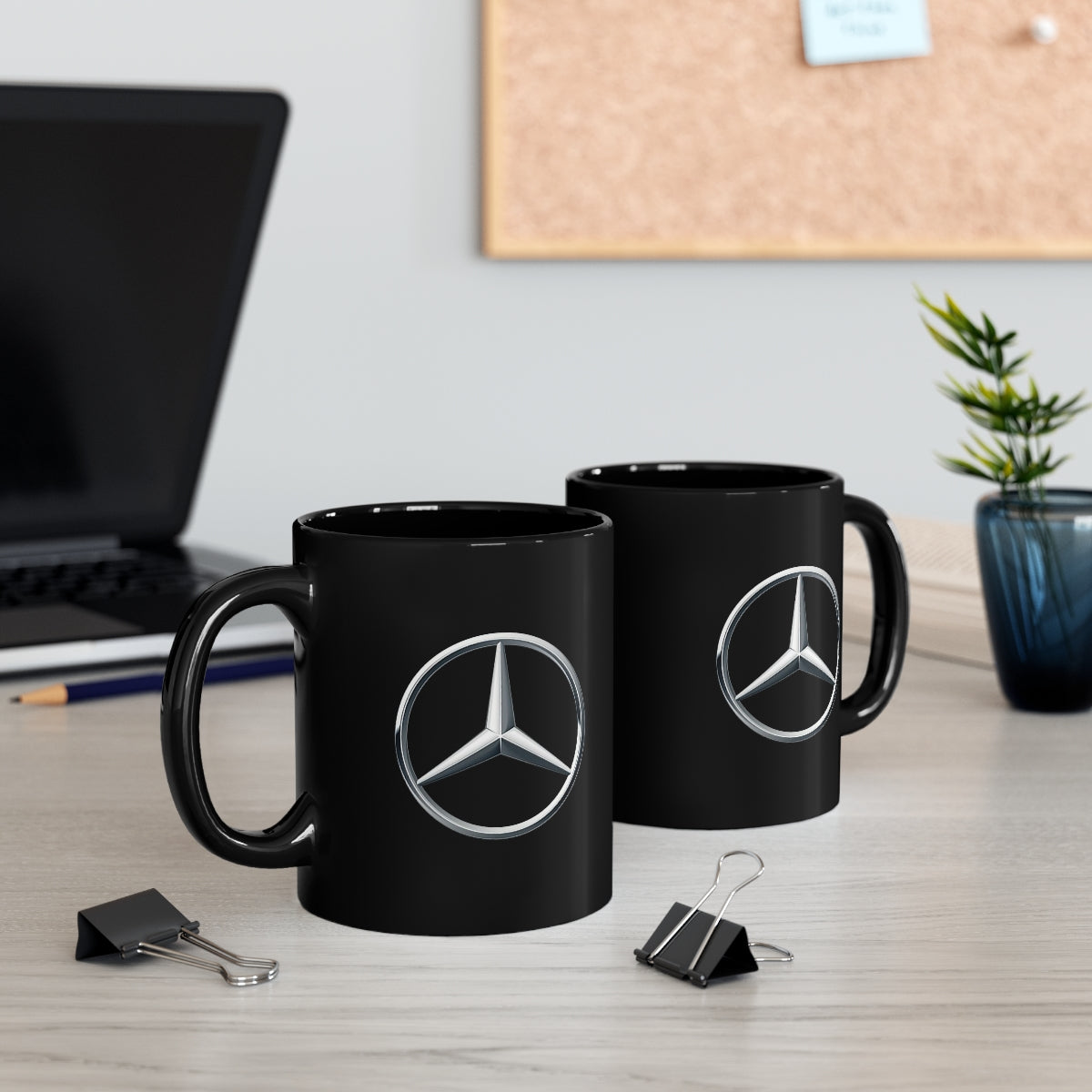 Mercedes 11oz Black Mug