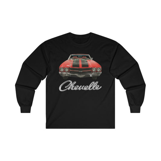 1970 Chevelle Convertible SS Long Sleeve T-Shirt Car Guy Gift,lover,Camaro,GTO,firebird,nova,corvette,classic,hot rod,Chevrolet,chevy