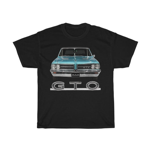 Turquoise 1964 Pontiac GTO T-Shirt Classic Muscle Car Guy Gift,lover,Camaro,corvette,charger,challenger,hot rod,Chevrolet