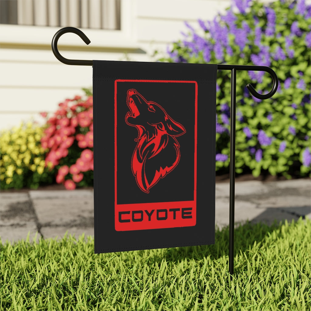 5.0 Coyote V8 Emblem for 11-14 Ford Mustang F150 F250 F350 Garden & House Banner Red