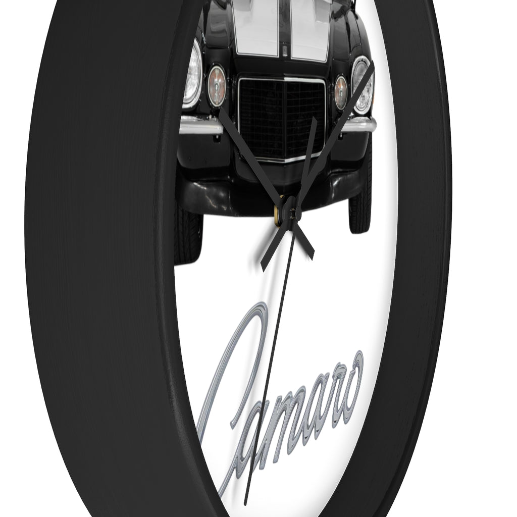 Black 1972 Camaro Wall clock Gift Decor Classic Muscle