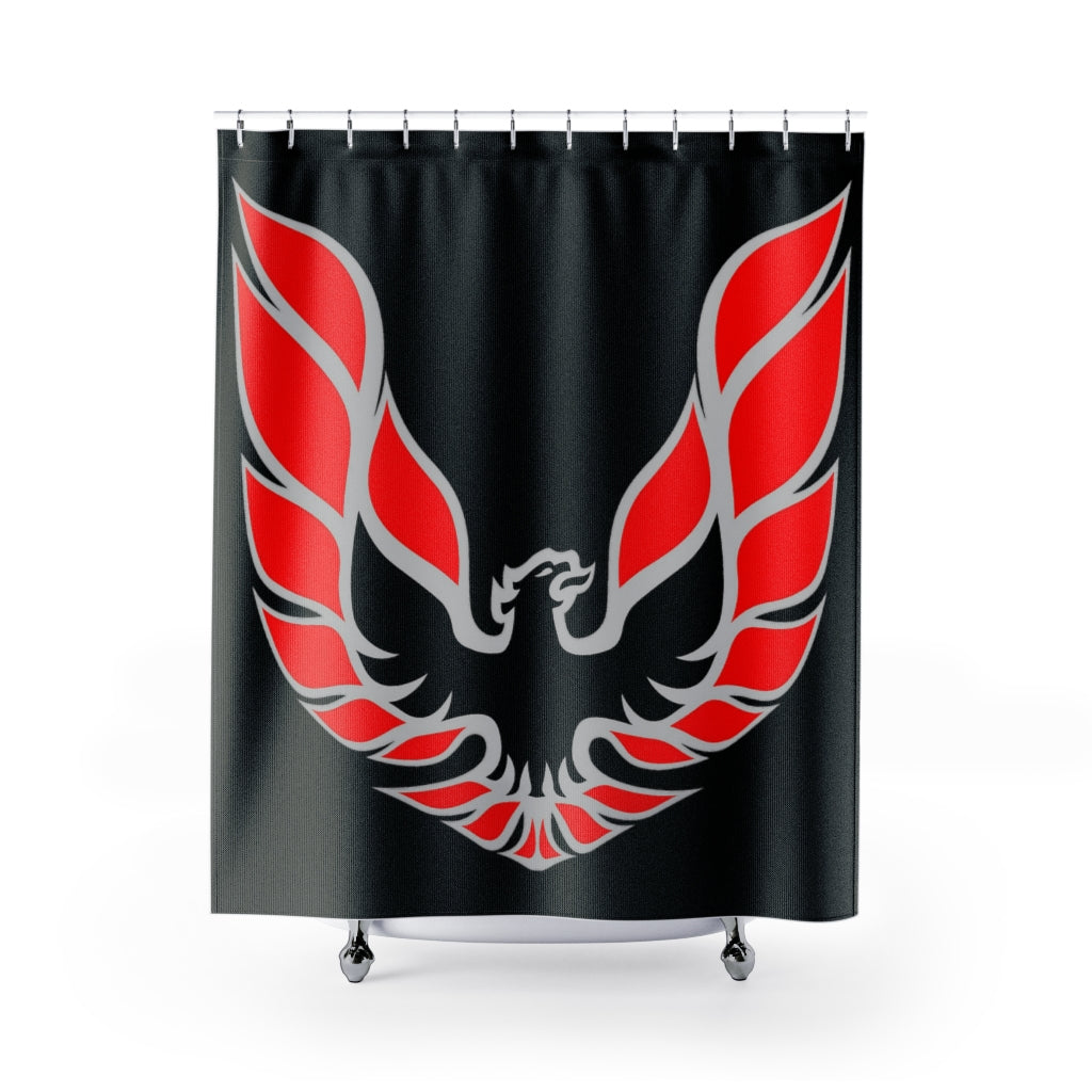 Pontiac Firebird Trans Am Shower Curtains Gift Decor Classic Muscle