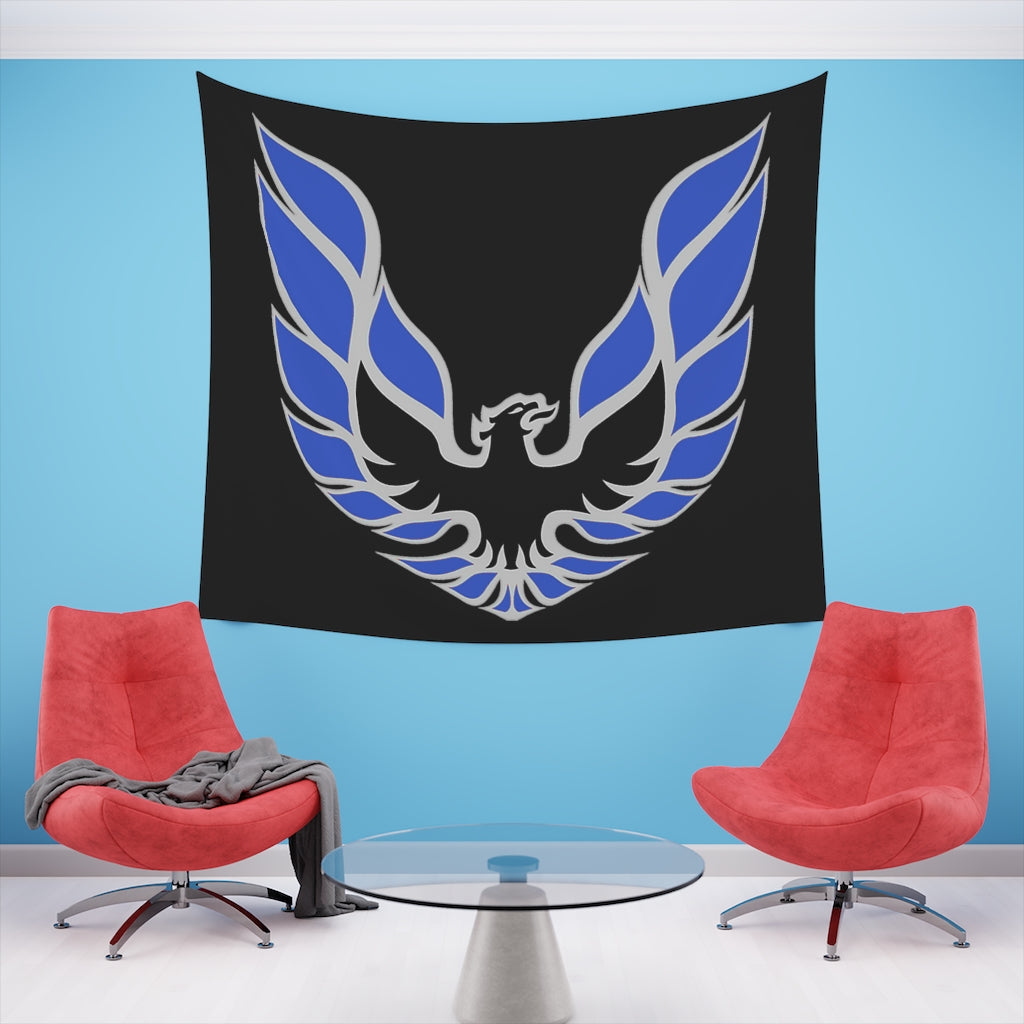 Printed Wall Tapestry WS6 Firebird Trans Am Car Guy Gift,nova,corvette,charger,classic,hot Rod blue