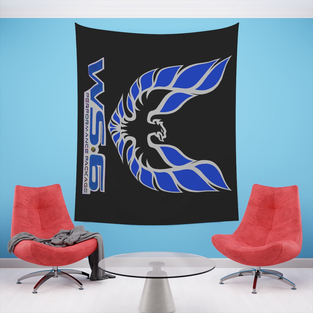 Printed Wall Tapestry WS6 Firebird Trans Am Car Guy Gift,nova,corvette,charger,classic,hot Rod blue