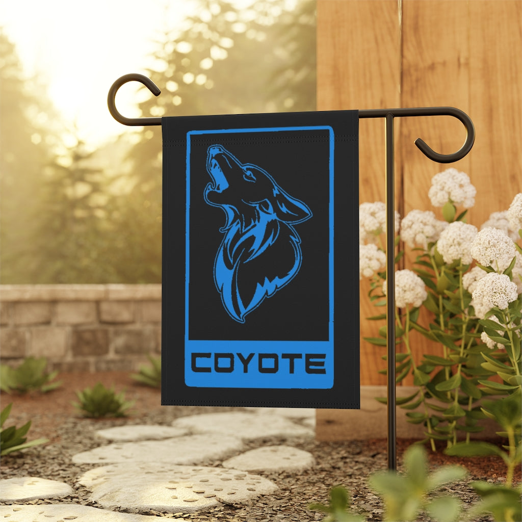 Grabber Blue 5.0 Coyote V8 Emblem for 11-14 Ford Mustang Garden & House Banner