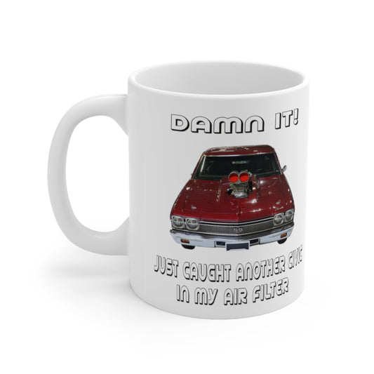 Chevelle Ceramic Mug Classic Muscle Car Guy Gift,lover,Camaro,GTO,firebird,nova,corvette,hot rod,Chevrolet,chevy