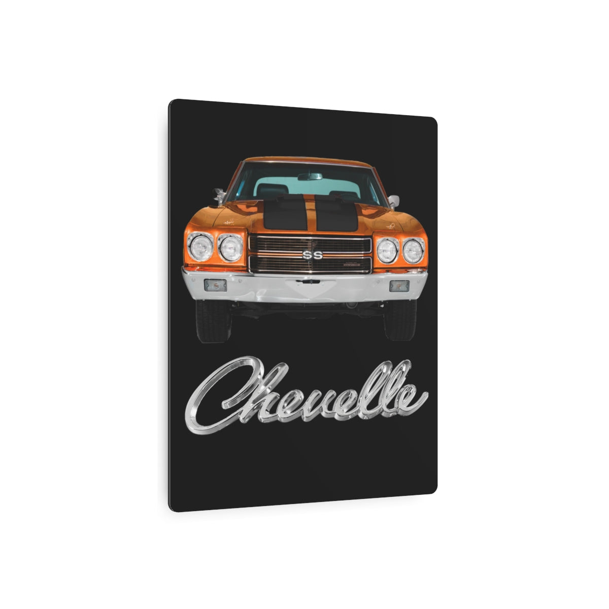 Orange 1970 Chevelle Metal Art Sign Firebird Trans Am Classic Muscle Car Guy Gift,lover,Camaro,hot rod