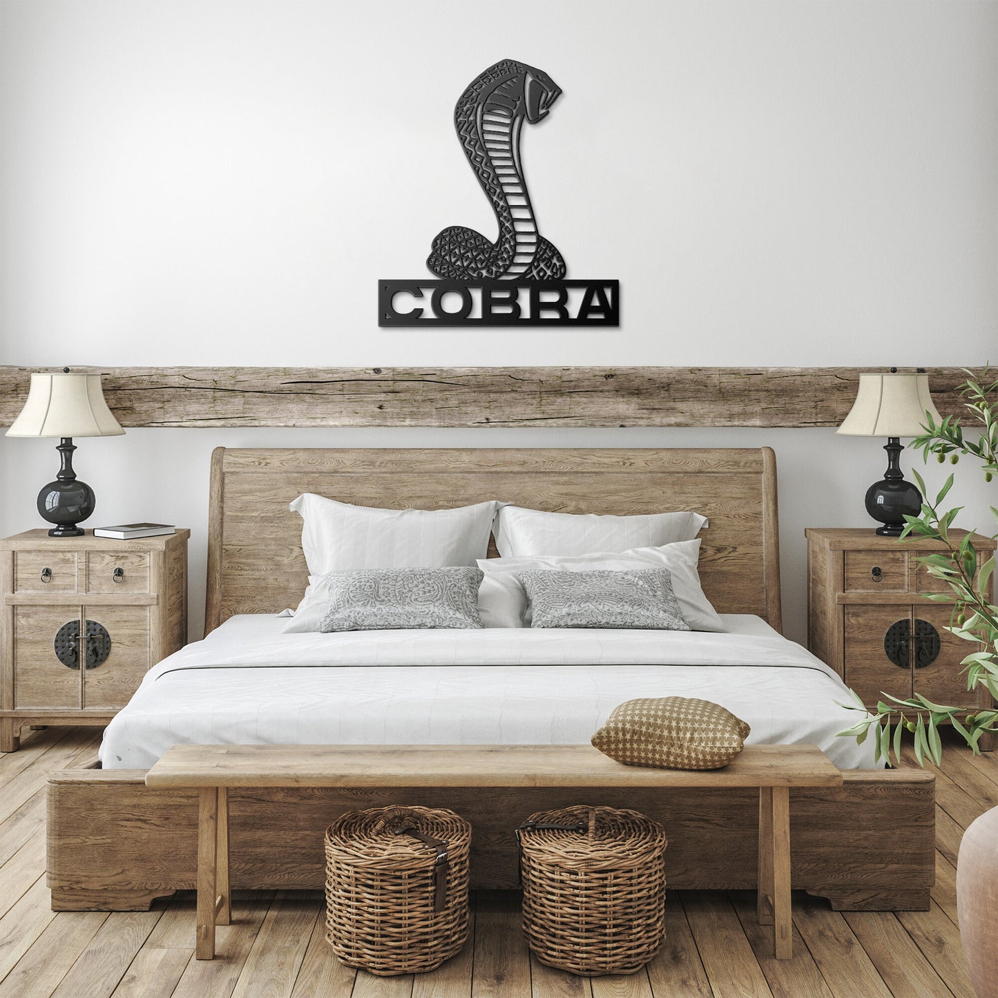 Cobra Ford Mustang Metal Sign Wall Metal Art Garage Gifts