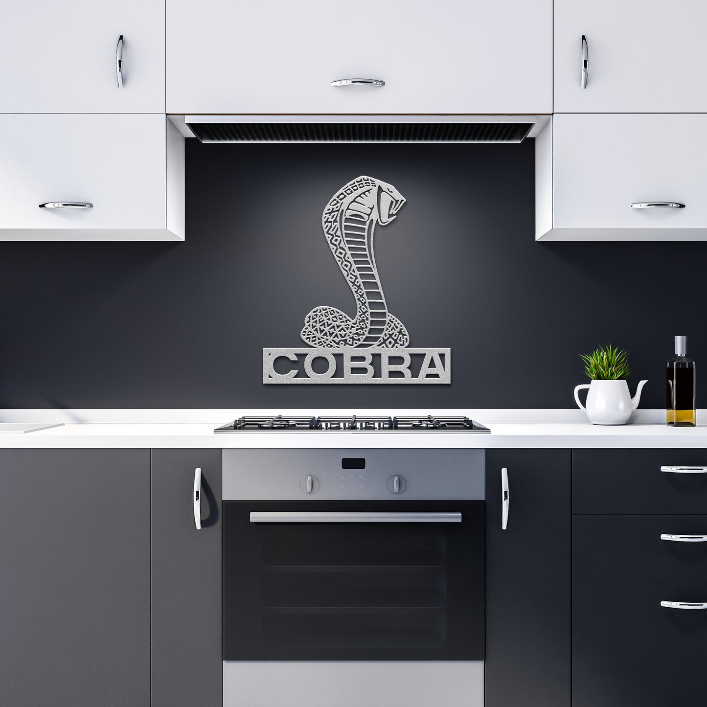Cobra Ford Mustang Metal Sign Wall Metal Art Garage Gifts