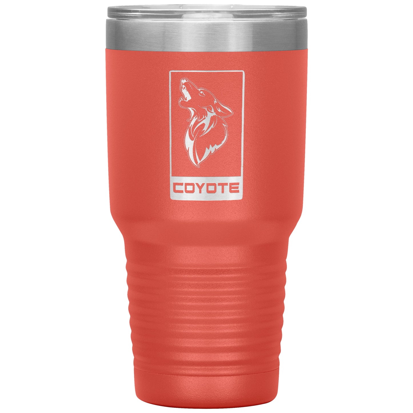 Laser Engraved Coyote Tumbler,30 oz, Dad Fathers Day Gift,Coffee Beer