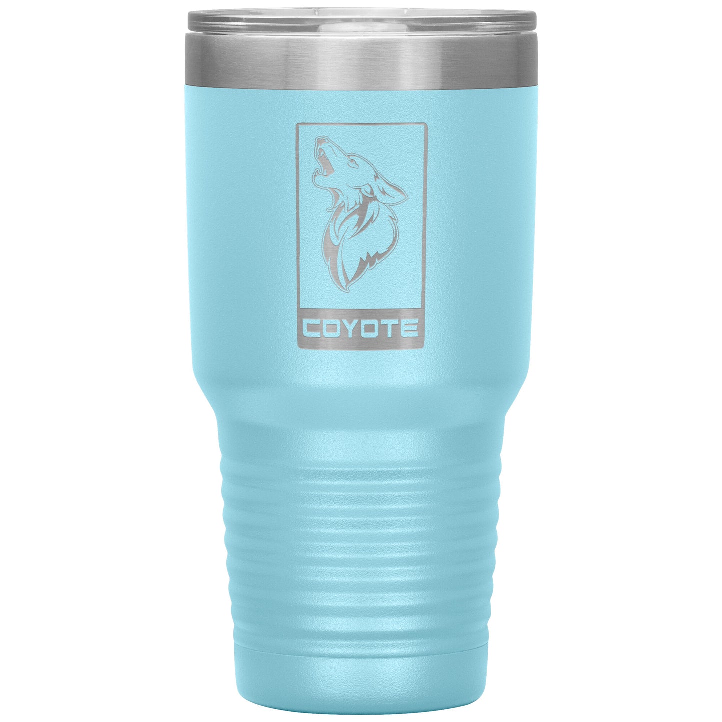 Laser Engraved Coyote Tumbler,30 oz, Dad Fathers Day Gift,Coffee Beer