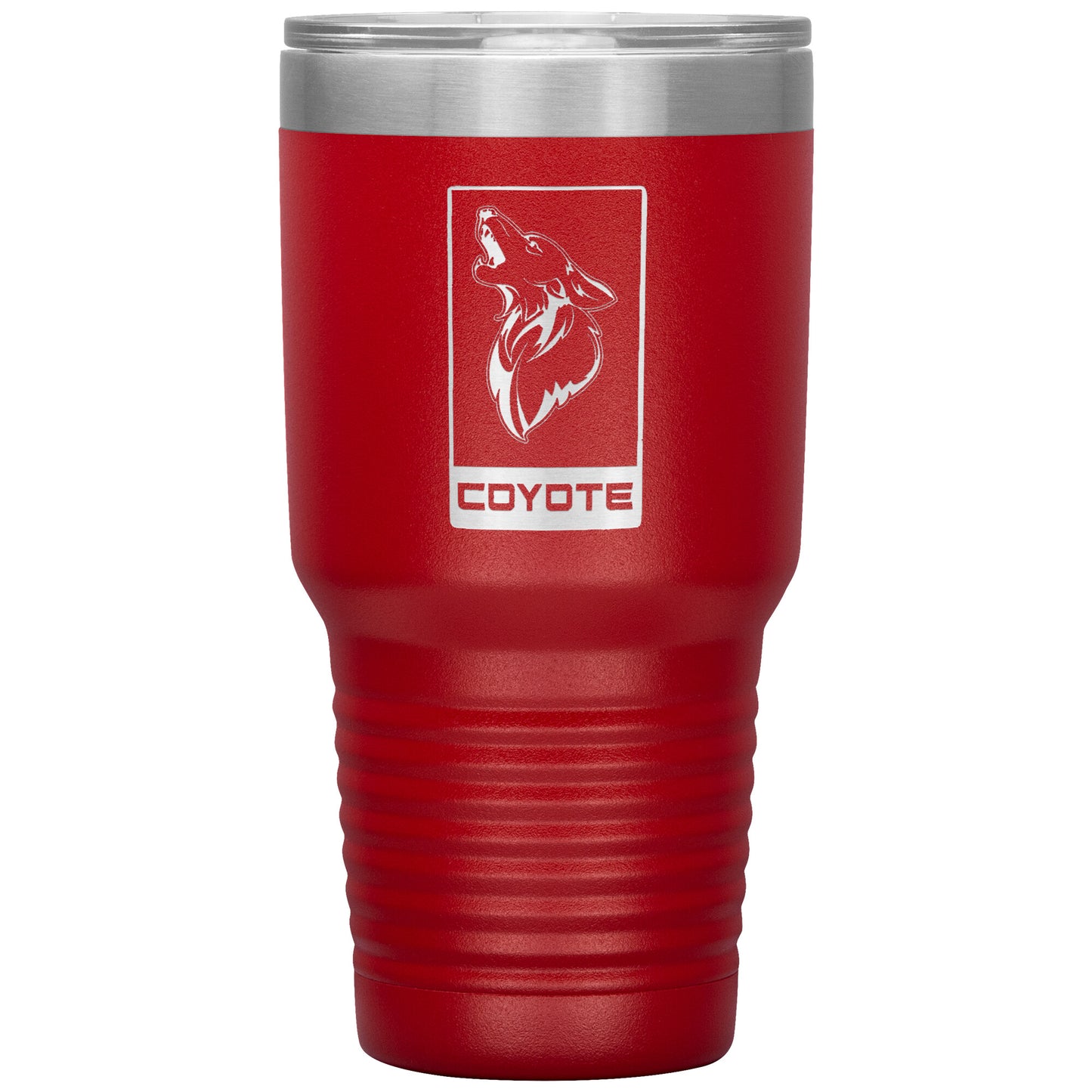 Laser Engraved Coyote Tumbler,30 oz, Dad Fathers Day Gift,Coffee Beer