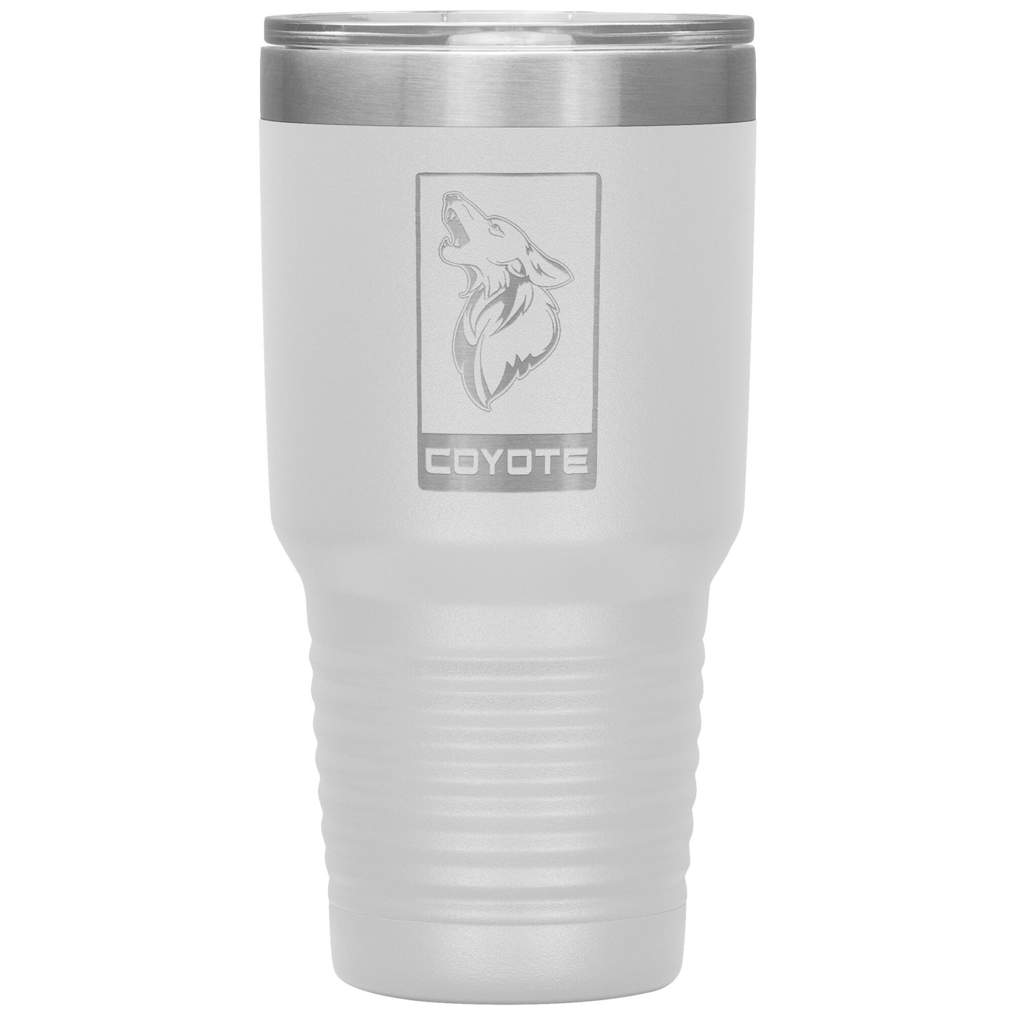 Laser Engraved Coyote Tumbler,30 oz, Dad Fathers Day Gift,Coffee Beer