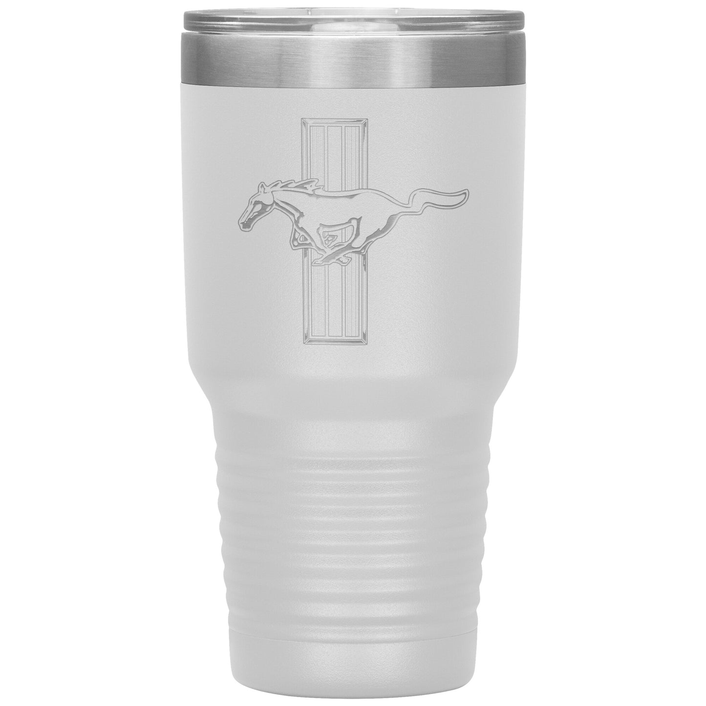 Laser Engraved Mustang Tumbler,30 oz, Dad Fathers Day Gift,Coffee Beer