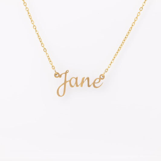 Personalized Name Necklace,Noricon Font,Gold,Rose Gold,Silver, Enter Your Name