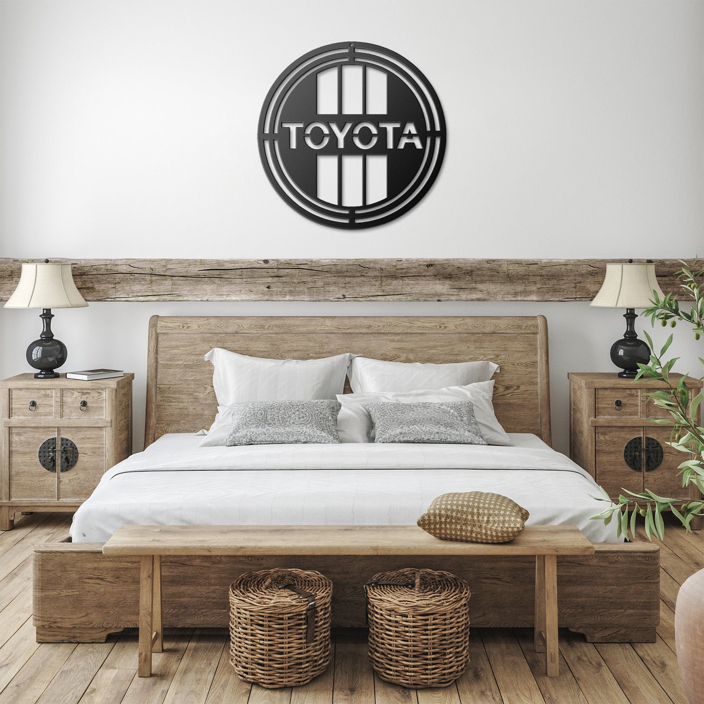 Vintage logo Toyoda Metal Sign Laser Cut, Great Gift , mom Dad Truck