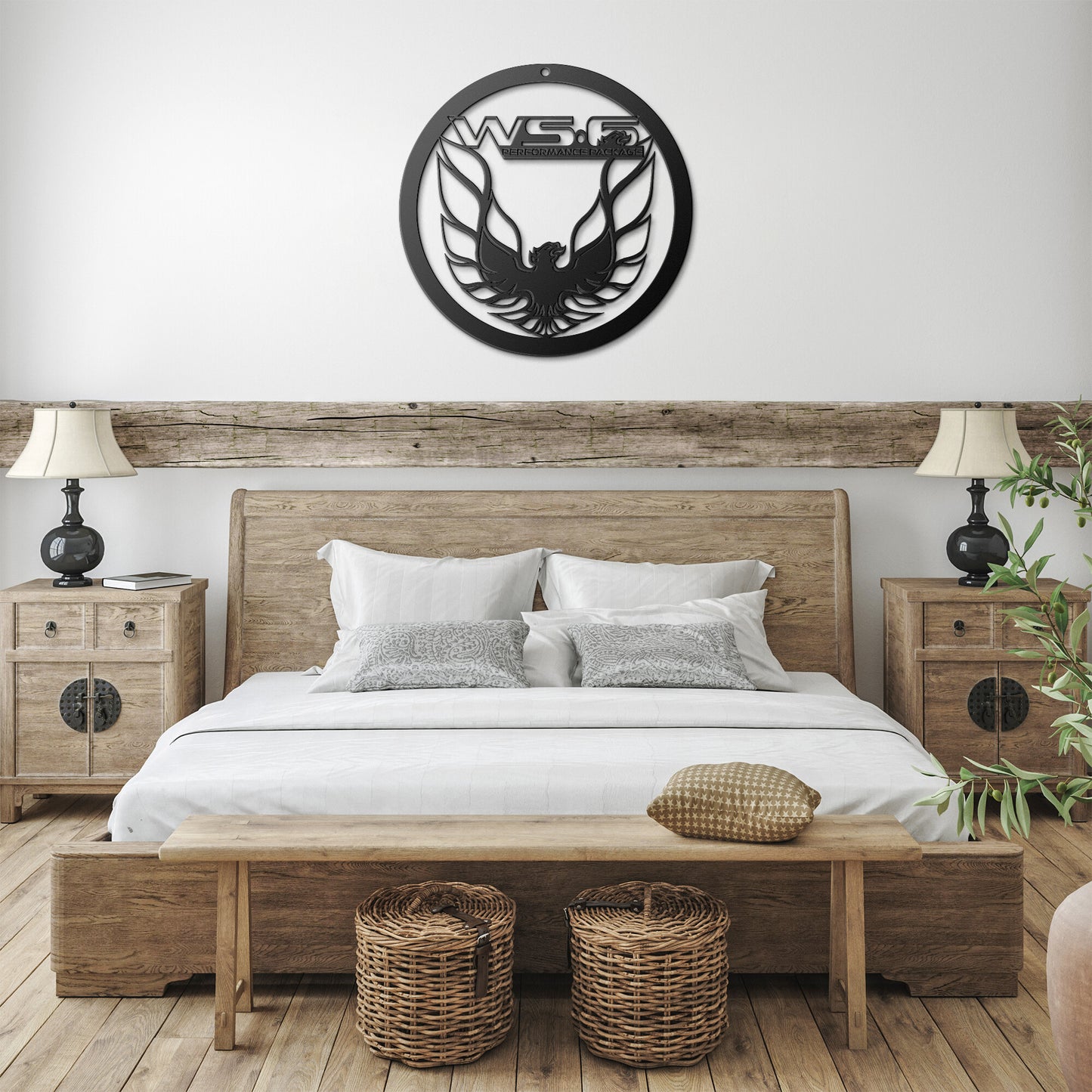 WS6 Firebird Trans Am Steel Metal Wall Art Sign & Gift Decor Classic Muscle