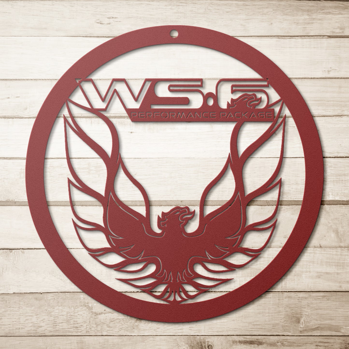 WS6 Firebird Trans Am Steel Metal Wall Art Sign & Gift Decor Classic Muscle