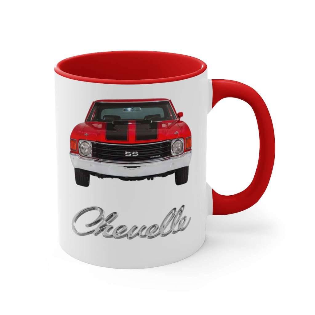 1972 Chevelle SS Car Guy Gift,lover,gto,firebird,nova,corvette,charger,classic,hot Rod,chevrolet,chevy Coffee Mug, 11oz