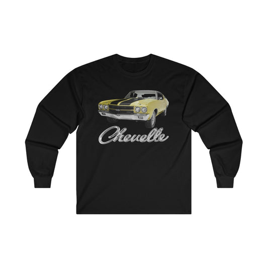 1970 Chevelle SS Long Sleeve T-shirt Car Guy Gift,lover,Camaro,GTO,firebird,nova,corvette,classic,hot rod,Chevrolet,chevy